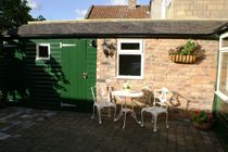 the original rear to the house