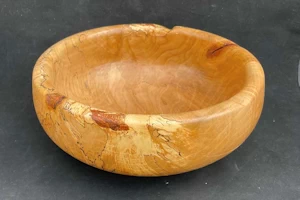 Beech burr bowl