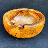 Beech burr bowl