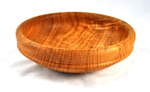 Turned oak bowl
