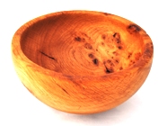 Small burr oak bowl