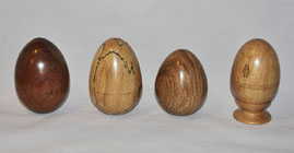 Wooden eggs