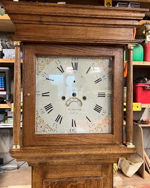 Pillars for long case clock