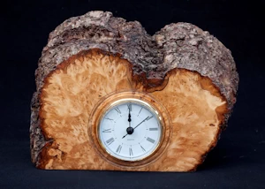 Handmade wooden clock