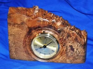 burr elm clock