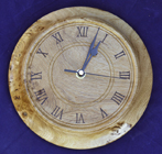 Hand made wooden wall clock
