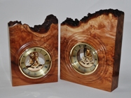 Burr elm clock