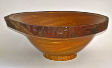 hand made wooden bowl