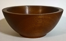 Brazilian mahogany bowl