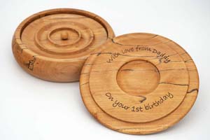 Hand made wooden jewellery box