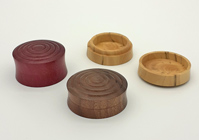 hand made wood pill boxes