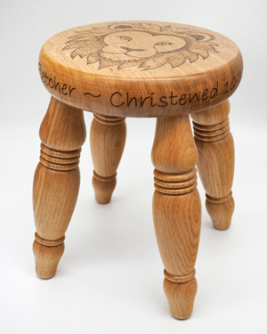 handmade personalised stool