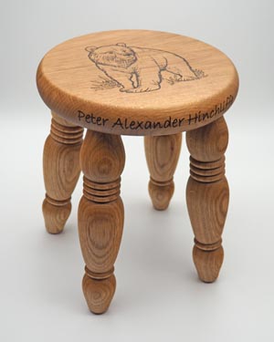 Personalised child's stool