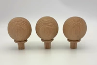 Oak newel caps
