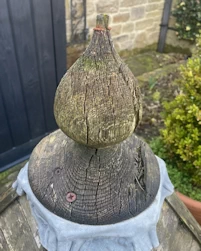Old finial needing replacing