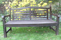Wooden bench finials