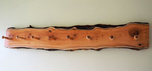 Shaker peg coat rack