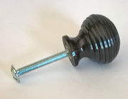 Ebony door knob