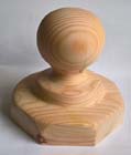 Hand made wooden summerhouse finial