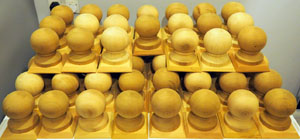 Cedar post caps