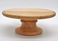 Hand made wooden cake stand