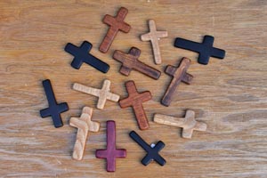 Holding crosses