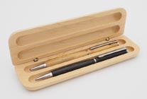 Handmade wooden pen set
