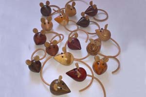 Collectors wooden mice