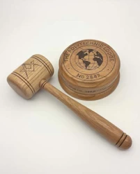 Gavel and block