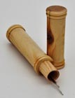 hand made wooden needle cases