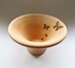 Pyrographed bowl