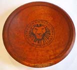 Mahogany platter