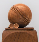 Handmade wooden memorial trophy