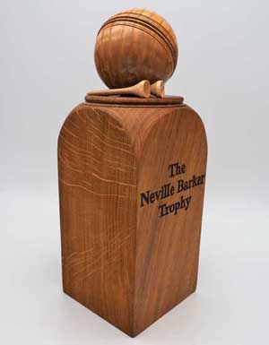 Golf and cricket trophy