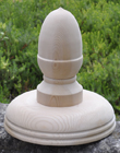 Acorn finial
