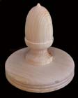 Acorn finial