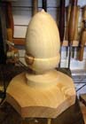 Acorn finial