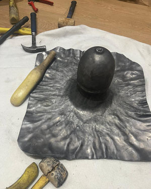 acorn finial former for leadwork