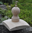 Custom made summerhouse finials