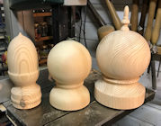 Summerhouse finial sizes