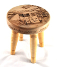 Childs personalised wooden stool