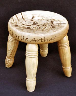 Child's christening stool