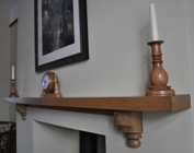 Oak mantelpiece