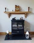 Oak mantelpiece