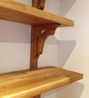 Oak shelving