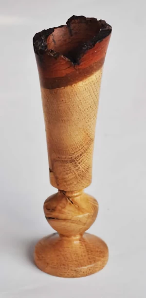 Oak bud vase