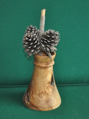 Small oak vase