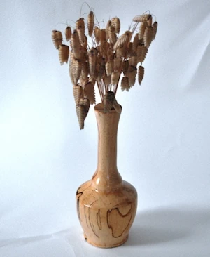 Vase with nodding grass