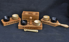 Salt and pepper pots