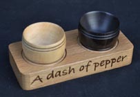 Salt and pepper pots
